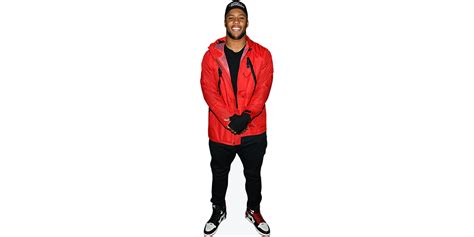 Saquon Barkley (Red Jacket) Cardboard Cutout - Celebrity Cutouts