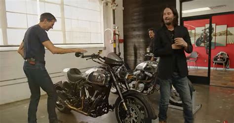 See Keanu Reeves Show HotCars Around ARCH Motorcycle Co. With Gard ...