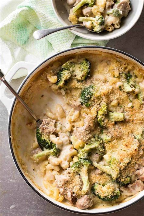 Baked Macaroni Cheese with Chicken & BROCCOLI (One Pot) | RecipeTin Eats