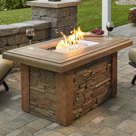 The Outdoor GreatRoom Company Sierra 49-Inch Linear Natural Gas Fire ...