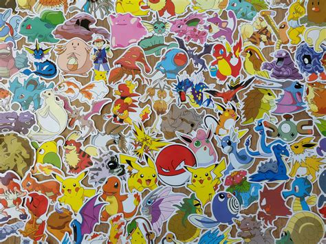 20 Pokemon Stickers sticker pack pikachu children party bag | Etsy