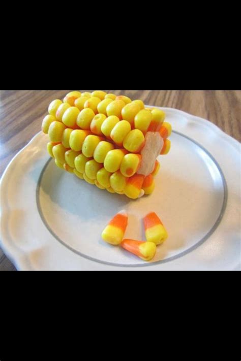 Candy Corn on Cob | Candy corn cob, Food pranks, April fools food