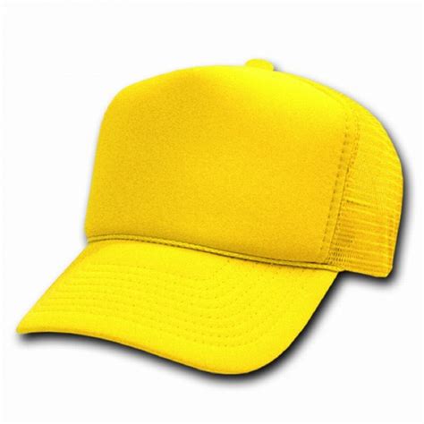 Neon Yellow Trucker Cap | Privateislandparty.com