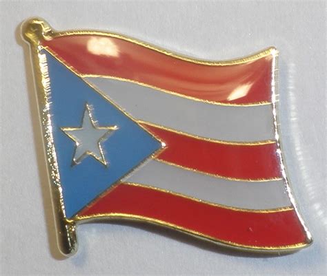 PIN MED FLAGGA FRÅN PUERTO RICO, KÖP PINS MED PUERTO RICO FLAGGOR