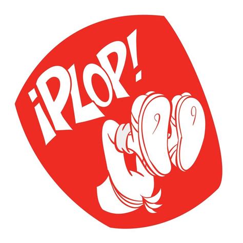 a red sticker with the word pop on it and an image of a hand holding a