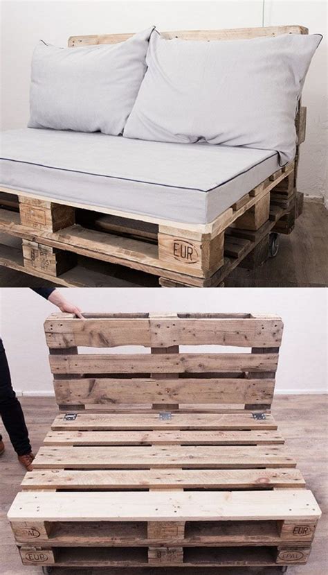 12 Easy Pallet Sofas and Coffee Tables to DIY in One Afternoon | Diy furniture easy, Pallet ...