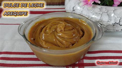 DULCE DE LECHE AREQUIPE receta básica, fácil y perfecta - YouTube