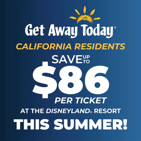 Disneyland Discounts for California Residents!