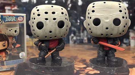 a Funko Pop Collectible of Jason Voorhees. Wearing | Stable Diffusion | OpenArt