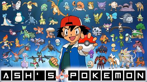 Ash All Pokemon List With Names And Images - Infoupdate.org