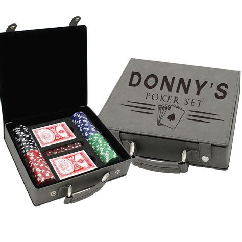 Poker Player Gifts Poker Set Personalized Poker Case - Etsy