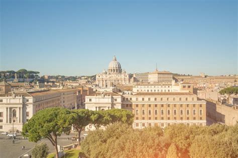 Rome cityscape view stock image. Image of city, ancient - 140789587