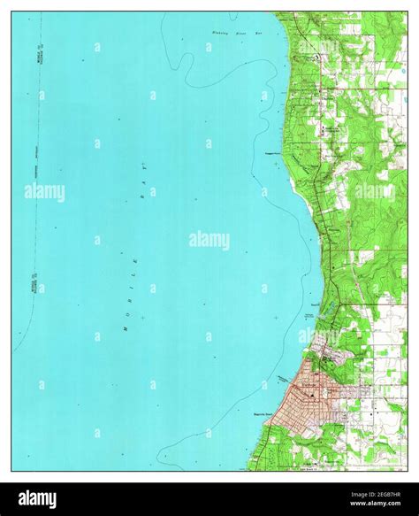 Daphne, Alabama, map 1953, 1:24000, United States of America by ...