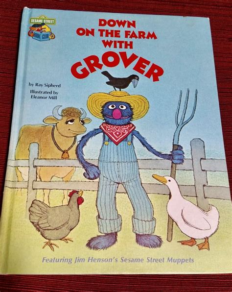 1980 Sesame Street Down on the Farm With Grover - Etsy | Sesame street books, Sesame street ...