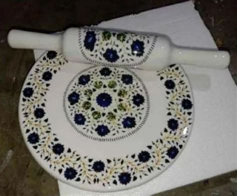 White Printed Designer Marble Chakla Belan, For Home, Size: 10 Inches at Rs 580/piece in Rudrapur