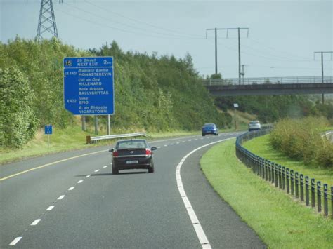 The M7 / E20 towards junction 15 © Ian S :: Geograph Britain and Ireland