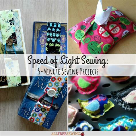 20+ 5 Minute Sewing Projects for Speed of Light Sewing | Sewing projects, Sewing projects for ...