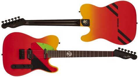 Fender Japan Releases Anime-Inspired Evangelion Asuka Telecaster ...