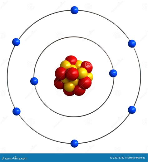 Structure Of Oxygen On A White Background Stock Photography | CartoonDealer.com #29341808