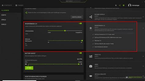 Nvidia WhisperMode 2.0 für leisere Gaming-Notebooks