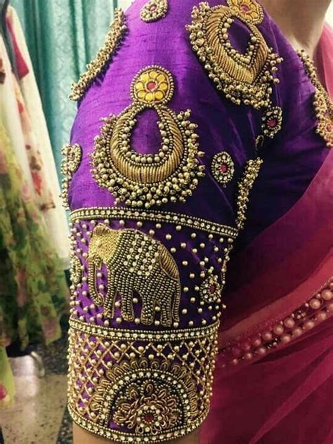 Trendy blouse hand designs - Fashion Beauty Mehndi Jewellery Blouse Design