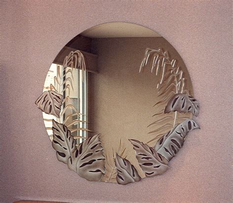 etched glass mirrors - Sans Soucie Art Glass