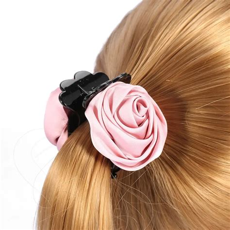 1Pcs Fashion Korean Womens Hairpins Hair Clip Rose Hair Claws Clips ...