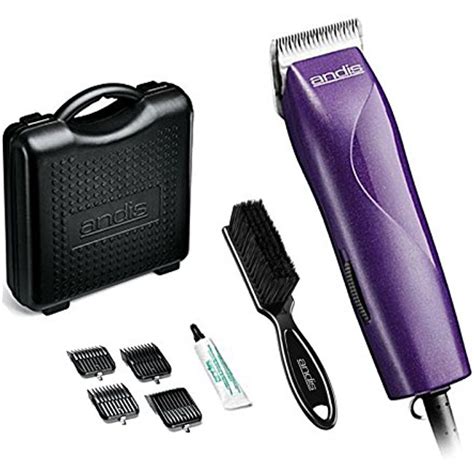 Andis EasyClip 8 Piece Dog Grooming Clipper Kit, with CeramicEdge Detachable 10 Blade, with 4 ...