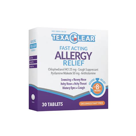 TexaClear® Fast-Acting Allergy Relief Tablets | Shop Now – TexaclearNow