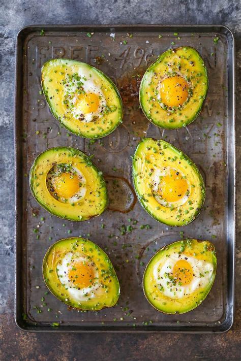 Baked Eggs in Avocado - Damn Delicious