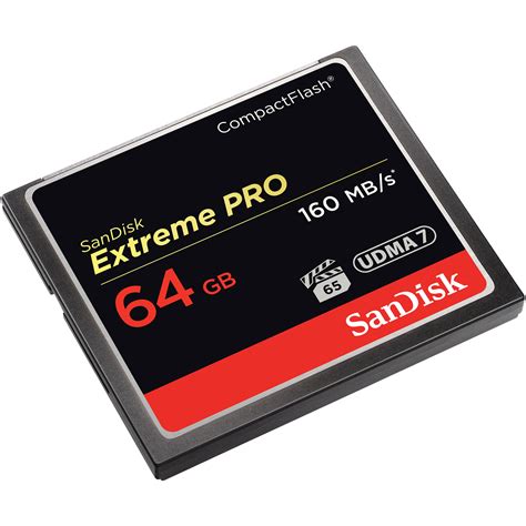 SanDisk 64GB Extreme Pro CompactFlash Memory SDCFXPS-064G-A46