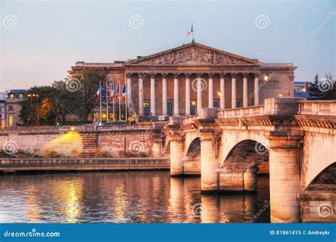 Assemblee Nationale National Assembly in Paris, France Stock Image ...