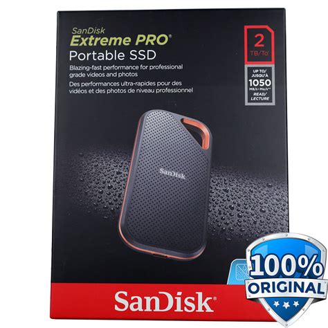 Sandisk SanDisk Extreme Pro Portable SSD 2TB - SDSSDE80 ...