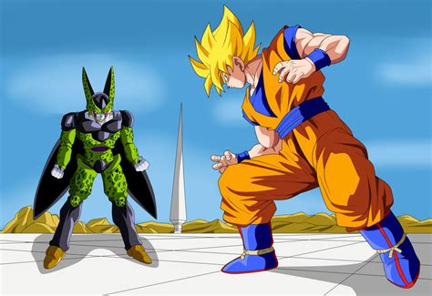 Goku Vs Cell by ChronoFz on DeviantArt