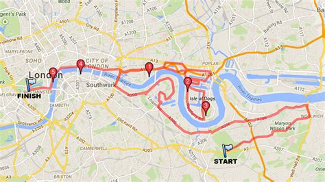 London Marathon route – where to watch the 2016 London Marathon - Time ...