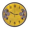 Analog Wall Clock Persian Floral Pattern Model Tarsim - ShopiPersia