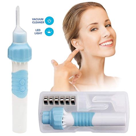 Ear Wax Removal Kit, Ear Cleaner, Electric Ear Wax Removal Tool Soft ...