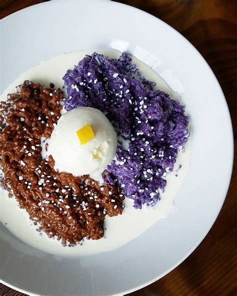 "Champorado" is a chocolate-flavored rice porridge dish -- a classic Filipino breakfast, which ...