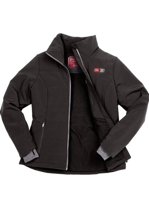 MILWAUKEE Women's Black Heated Jacket Kit, Size: M, Battery Included ...