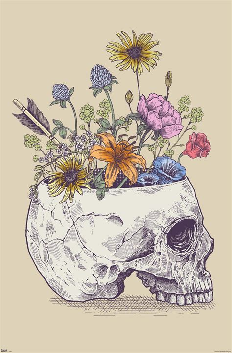 Floral Skull