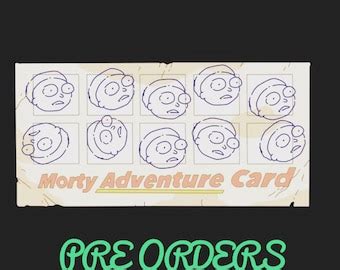 Morty Adventure Card - Etsy