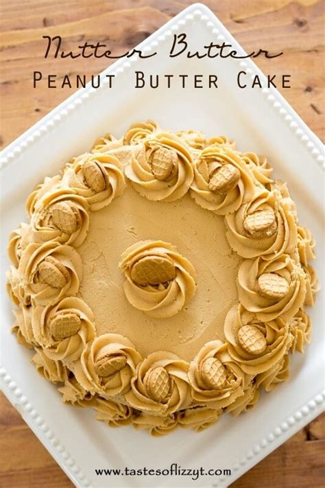 Nutter Butter Peanut Butter Cake {With a Homemade Peanut Butter Frosting}