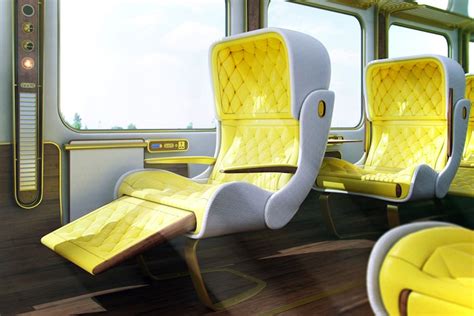 Futuristic Luxury Eurostar Seat Designs