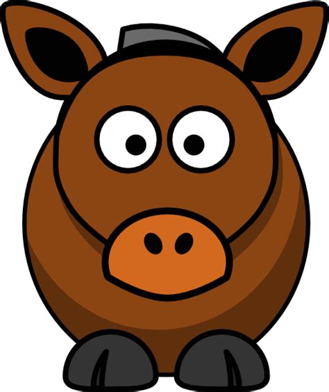 Cartoon Donkey Clip Art at Clker.com - vector clip art online, royalty ...