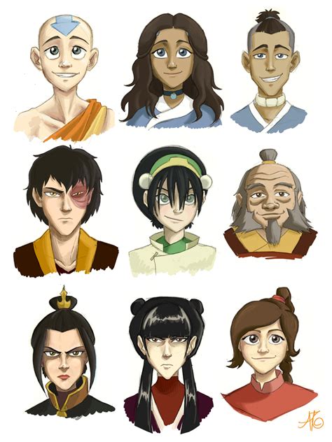 Avatar Characters by aerettberg on DeviantArt