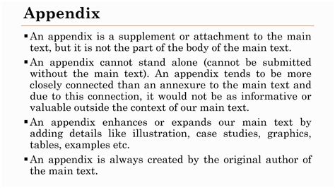 What Is Annexure And Appendix - Printable Templates Free