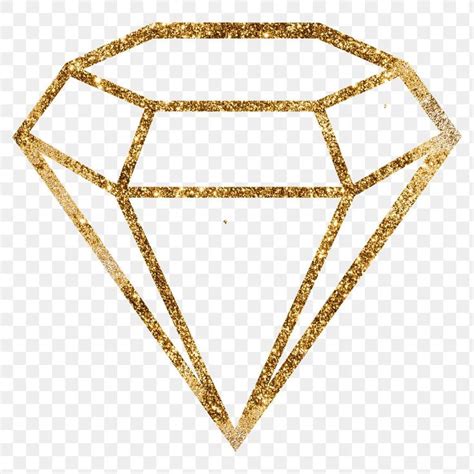 Download premium png of Gold sparkle png diamond icon by Adjima about ...