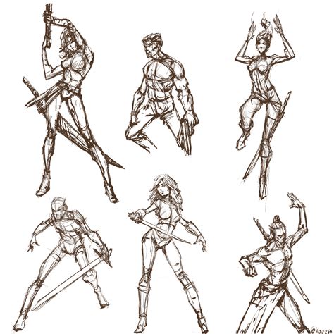 Sketch session.. try to find some interesting poses : r/learntodraw