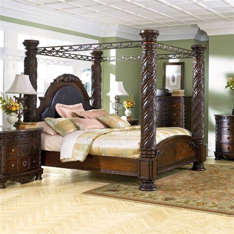 Cal King Gold Canopy Bed : Inland Empire Furniture California King Size ...