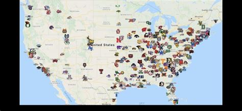 Mapping Excellence: The Geographical Spread of NCAA Division I Schools ...